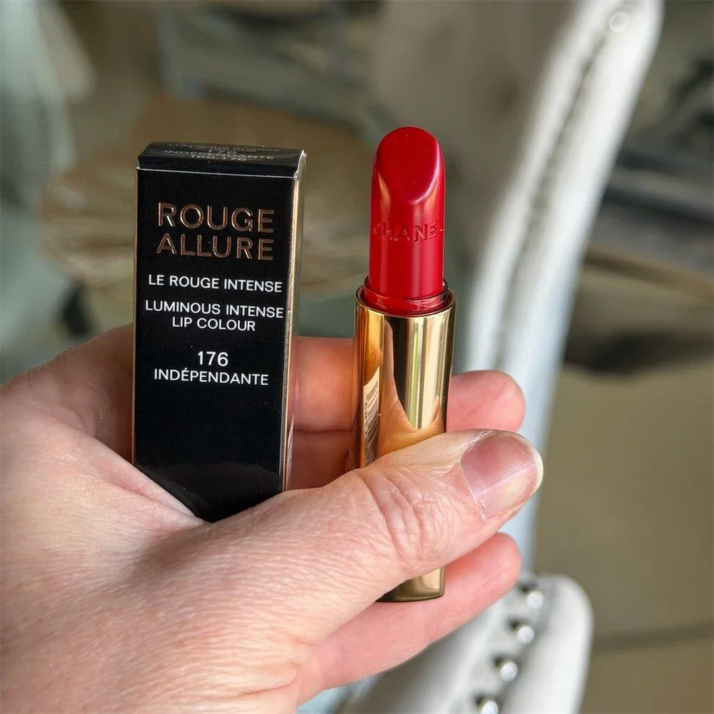 CHANEL Rouge Allure Lipstick 176 Independante Red Luminous Satin 3.5g
